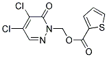 (4,5-DICHLORO-6-OXO-1,6-DIHYDROPYRIDAZIN-1-YL)METHYL THIOPHENE-2-CARBOXYLATE, TECH Struktur