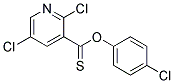 4-CHLOROPHENYL 2,5-DICHLOROPYRIDINE-3-CARBOTHIOATE, TECH Struktur