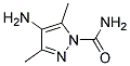 4-AMINO-3,5-DIMETHYL-PYRAZOLE-1-CARBOXYLIC ACIDAMIDE Struktur