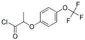 DL-2-[4-(TRIFLUOROMETHOXY)PHENOXY]PROPIONYLCHLORIDE Struktur