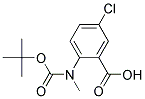 N-BOC-N-METHYL-5-CHLORO ANTHRANILIC ACID Struktur