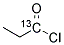 PROPIONYL-1-13C CHLORID Struktur