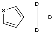 3-METHYL-D3-THIOPHENE Struktur