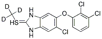 5-CHLORO-6-(2,3-DICHLOROPHENOXY)-2-(METHYL-D3-THIO)-1H-BENZIMIDAZOLE Struktur