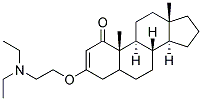 3BETA-(2-DIETHYLAMINO- ETHOXY)ANDROSTENONE Struktur