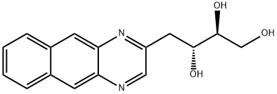 4-BENZO[G]QUINOXALIN-2-YL-1,2R,3S-BUTANETRIOL Struktur