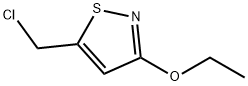 3-ETHOXY-5-CHLOROMETHYLISOTHIAZOLE Struktur