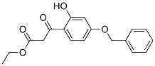 ETHYL (2'-HYDROXY-4'-BENZYLOXYBENZOYL)ACETATE Struktur