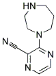 2-CYANO-3-(HOMOPIPERAZIN-1-YL)PYRAZINE Struktur