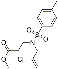 METHYL 3-{(2-CHLOROALLYL)[(4-METHYLPHENYL)SULPHONYL]AMINO}PROPANOATE Struktur