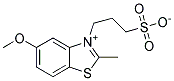 3-(5-METHOXY-2-METHYL-1,3-BENZOTHIAZOL-3-IUM-3-YL)PROPANE-1-SULPHONATE Struktur