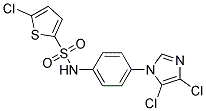 N2-[4-(4,5-DICHLORO-1H-IMIDAZOL-1-YL)PHENYL]-5-CHLOROTHIOPHENE-2-SULPHONAMIDE Struktur