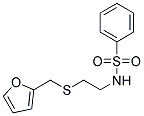 N-{2-[(2-FURYLMETHYL)THIO]ETHYL}BENZENESULPHONAMIDE Struktur