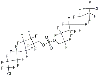 BIS(9-CHLORO-1H,1H-PERFLUORONONYL)SULPHAT Struktur