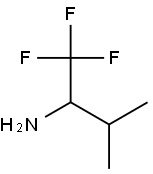 L-2-AMINO-3-METHYL-1,1,1-TRIFLUOROBUTAN Struktur