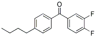 4-BUTYL-3',4'-DIFLUOROBENZOPHENON Struktur