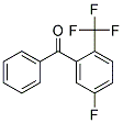 5-FLUORO-2-(TRIFLUOROMETHYL)BENZOPHENON Struktur