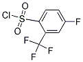 4-FLUORO-2-(TRIFLUOROMETHYL)BENZENESULPHONYL CHLORID Struktur