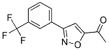 5-ACETYL-3-[3-(TRIFLUOROMETHYL)PHENYL]ISOXAZOL Struktur