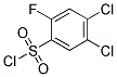 4,5-DICHLORO-2-FLUOROBENZENESULPHONYL CHLORID Struktur