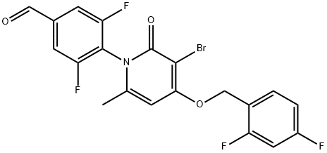 4-BROMO-2,3-DIFLUOROBENZALDEHYDE Struktur