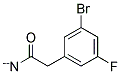 3-BROMO-5-FLUOROPHENYLACETONITRIL Struktur