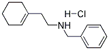 N-BENZYL-N-(2-CYCLOHEX-1-EN-1-YLETHYL)-AMINEHYDROCHLORIDE Struktur