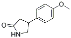 4-(4`-METHOXYPHENYL)-2-PYRROLIDINONE Struktur