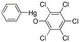Mercury pheny pentachlorophenol Struktur