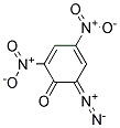 6-diazo-2,4-dinitrocyclohexa-2,4-dien-1-one Struktur