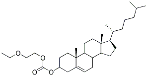 Cholesteryl ethoxyethylcarbonate Struktur