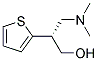 R-(+)-N,N-DIMETHYL-3-HYDROXY-2-THIENYLPROPANAMINE  Struktur