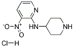 (3-Nitropyridin-2-yl)piperidin-4-yl-amine hydrochloride Struktur