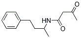 N-(1-METHYL-3-PHENYLPROPYL)ACETOACETAMIDE Struktur