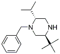 (2R,5S)-1-Benzyl-5-Tert-Butyl-2-Isopropyl-Piperazine Struktur