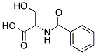 N-Benzoyl-Serine Struktur