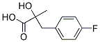 3-(4-Fluorophenyl)-2-Hydroxy-2-Methylpropionic Acid Struktur