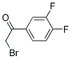 3',4'-difluoro-2-bromo acetophenone Struktur