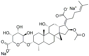 Sodium fusidate(fucidate) Struktur