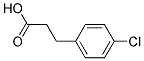 Para chloro benzenepropanoic acid Struktur