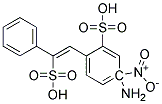 4-Nitro-4-aminostilbene-2-disulphonic acid Struktur