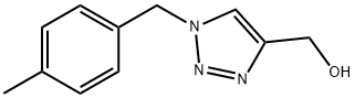 4-(Hydroxymethyl)-1-(4-methylbenzyl)-1H-1,2,3-triazole Struktur