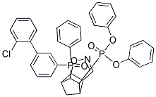 5-(2-chlorophenyl)-8-(diphenylphosphoryl)-3-oxa-4-azatricyclo[5.2.1.0~2,6~]dec-4-en-9-yl(diphenyl)phosphine oxide Struktur