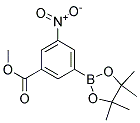 3-(Methoxycarbonyl)-5-nitrobenzeneboronic acid, pinacol ester Struktur