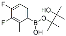 3,4-Difluoro-2-methylbenzeneboronic acid, pinacol ester Struktur