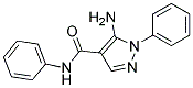 5-Amino-N,1-diphenyl-1H-pyrazole-4-carboxamide Struktur