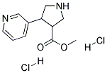 Methyl 4-(pyridin-3-yl)pyrrolidine-3-carboxylate dihydrochloride Struktur