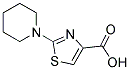 2-Piperidin-1-yl-1,3-thiazole-4-carboxylic acid Struktur