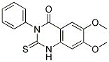 6,7-Dimethoxy-3-phenyl-2-thioxo-2,3-dihydro-1H-quinazolin-4-one Struktur