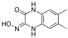 6,7-Dimethyl-1,4-dihydroquinoxaline-2,3-dione 2-oxime Struktur